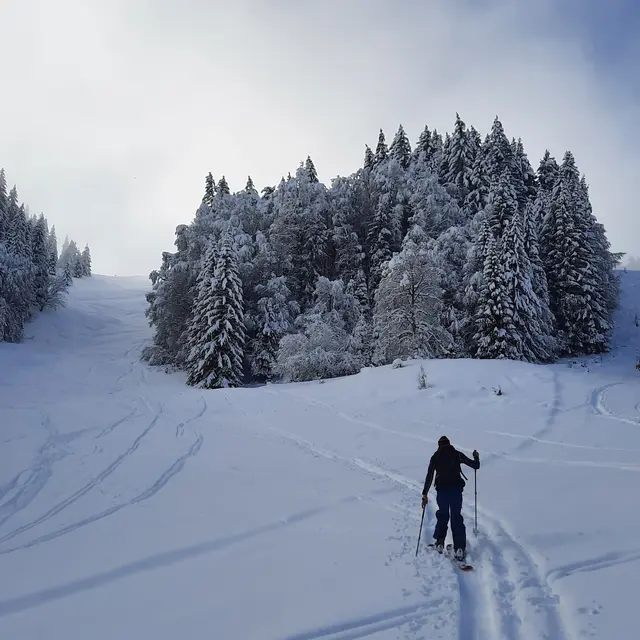 Ski de randonnée sur le Plateau de Plaine Joux