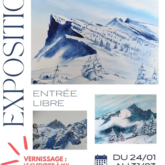 EXPOSITION - DE ROCHE ET DE NEIGE_Corrençon-en-Vercors