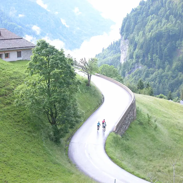 Montée du Col des Aravis