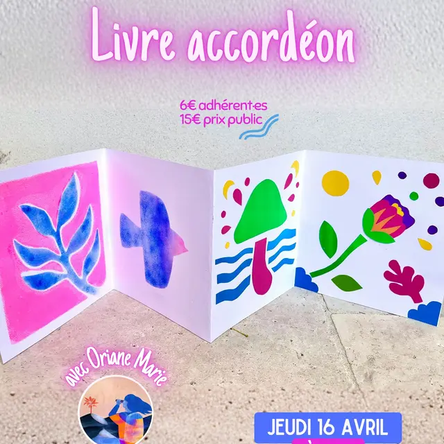 Atelier : Livre accordéon_La Couarde-sur-Mer