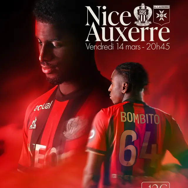 Match OGC NICE / AJ AUXERRE_Nice