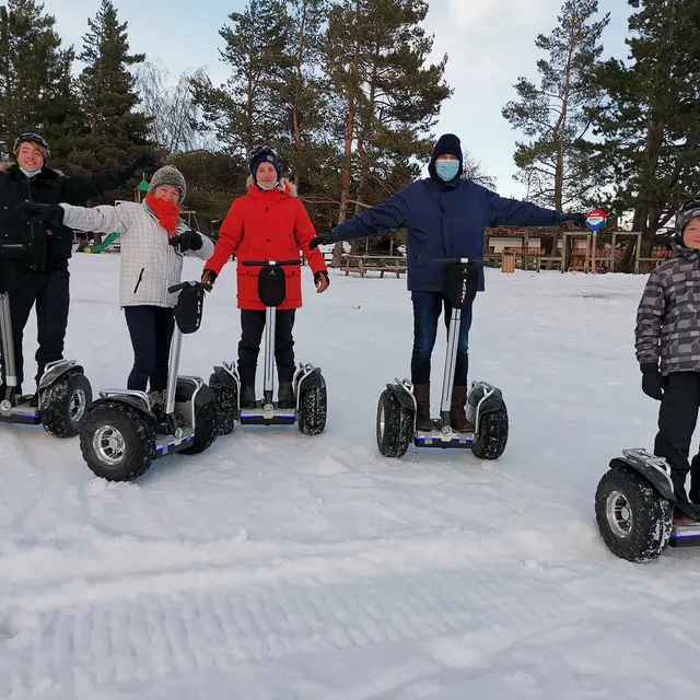 Balade en gyropode à Pra Loup avec Gyrotreck