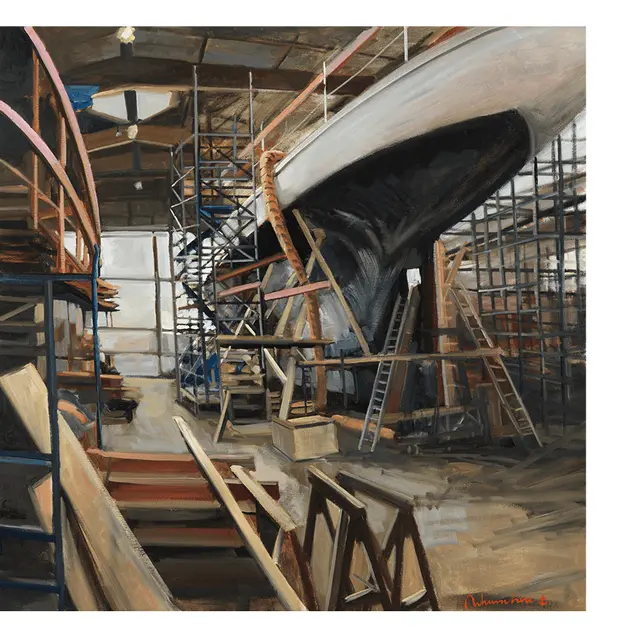 Exposition du Lavoir Vasserot - Christoff DEBUSSCHERE Peintre officiel de la Marine_Saint-Tropez