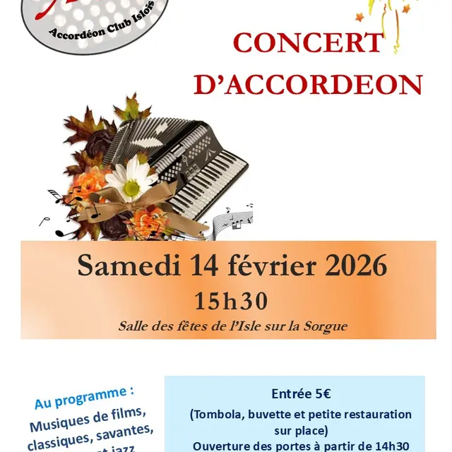 Concert d'accordéon_L'Isle-sur-la-Sorgue