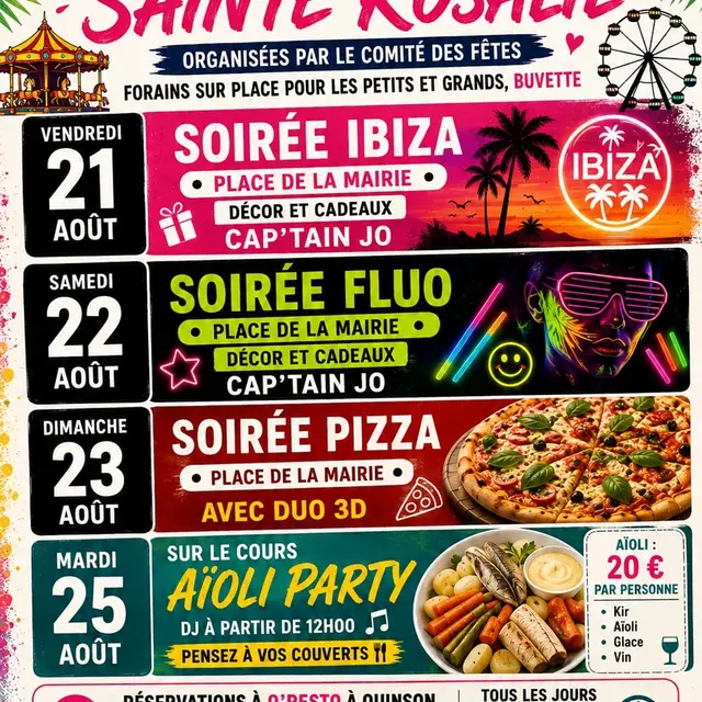 Fêtes de la Sainte-Rosalie_Quinson