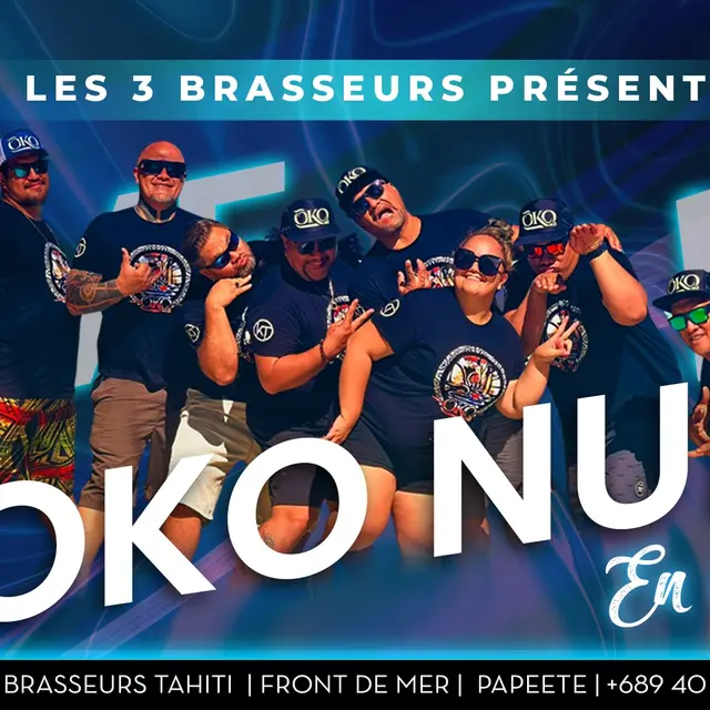 Oko nui en concert - 3 Brasseurs Tahiti_Papeete