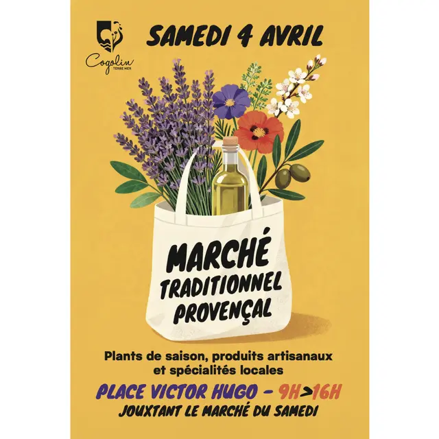 Marché traditionnel provençal_Cogolin