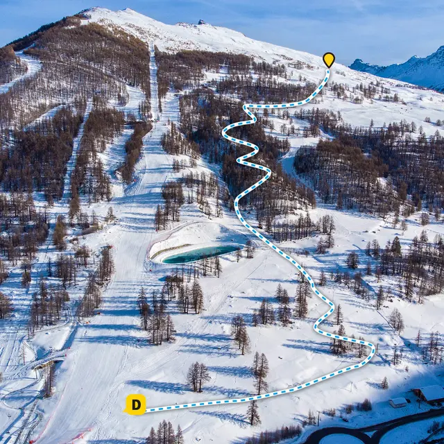 Itinéraire de ski de rando balisé - Molines-en-Queyras_Molines-en-Queyras