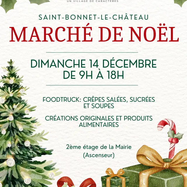 Marché de Noël_Saint-Bonnet-le-Château