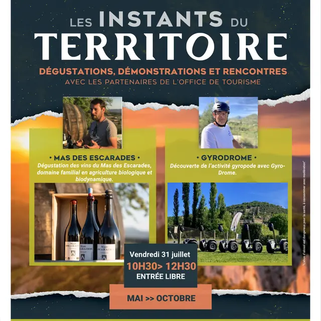 Les Instants du territoire à l'Office de Tourisme Vaison Ventoux Provence_Vaison-la-Romaine