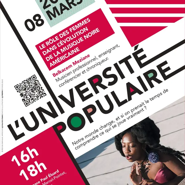 Conférence musicale - Le rôle des femmes dans l'évolution de la musique noire américaine_Stains