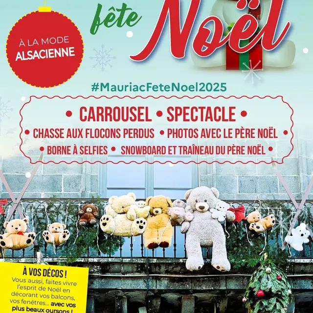 Mauriac fête Noël : carrousel gratuit_Mauriac