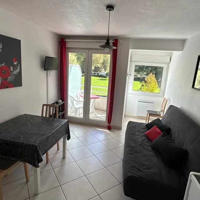 Pièce à vivre -  Studio Thermotel n°206 - Uriage