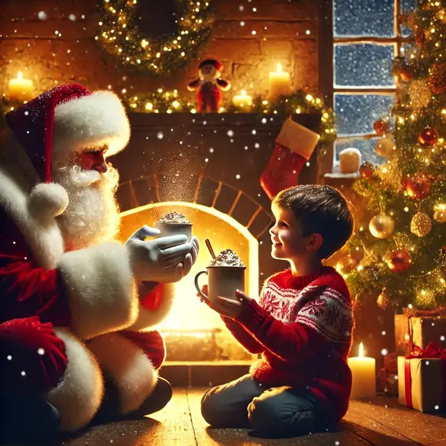 Goûter avec le Père-Noël_Combloux