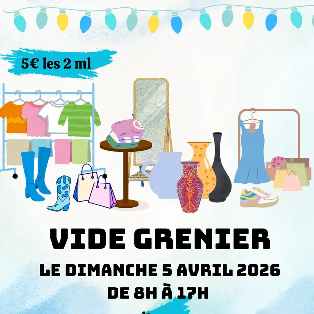 Vide grenier au plan d'eau