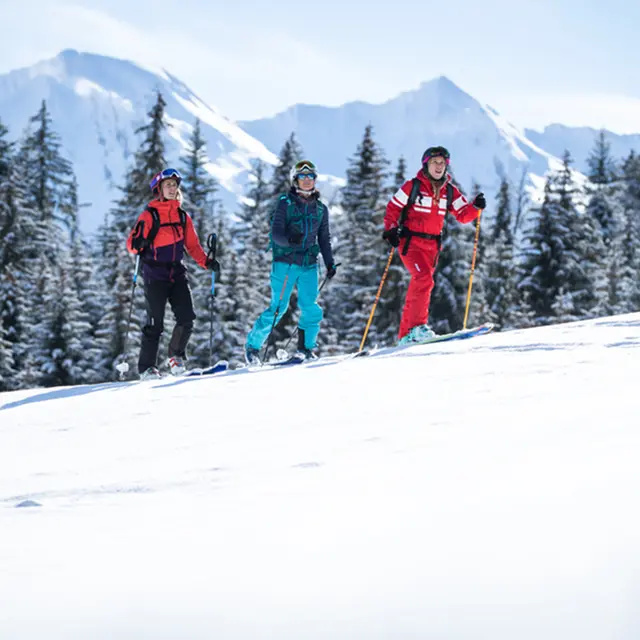 Initiation au ski de randonnée avec l'ESF_Flaine