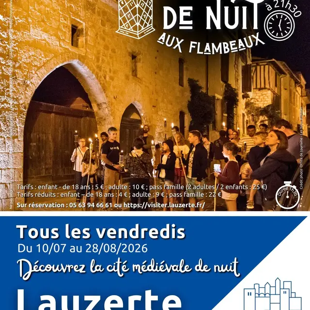 Visite guidée cité médiévale Lauzerte