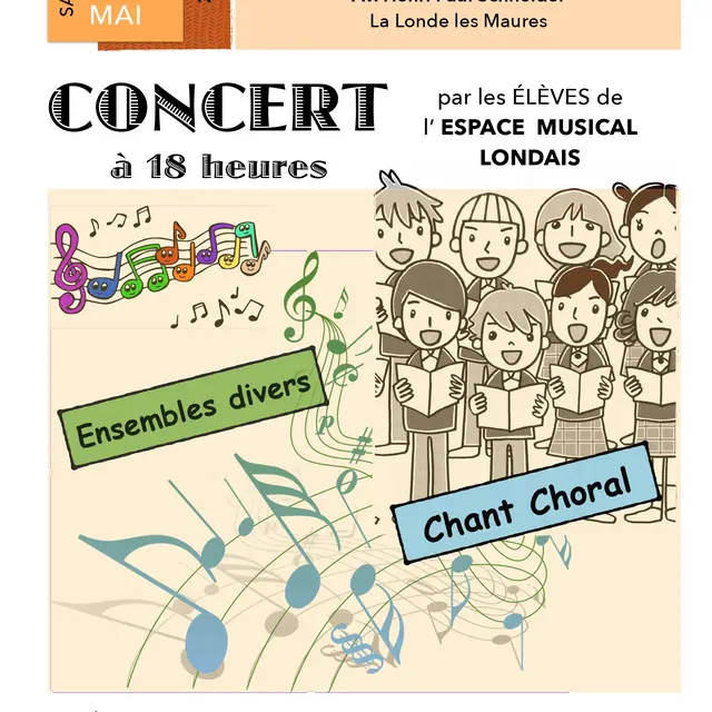 Concert par les élèves de l'Espace Musical Londais_La Londe-les-Maures