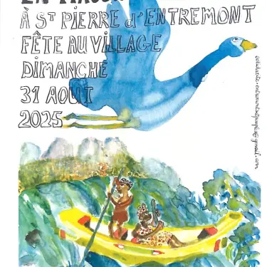 En Pirogue sur le Cozon - Fête au village_Saint-Pierre-d'Entremont
