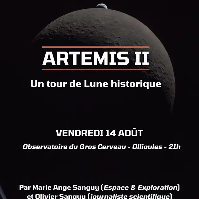 Conférence Artemis II : un tour de Lune historique_Ollioules