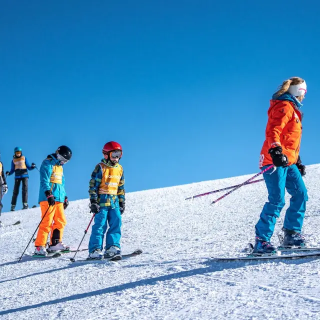 Cours de ski collectifs enfants_Megève
