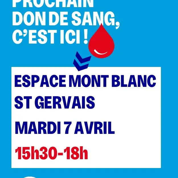 Don du Sang_Saint-Gervais-les-Bains