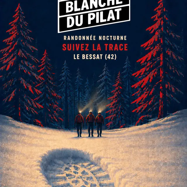 La rando nocturne de La Nuit Blanche du Pilat_Le Bessat
