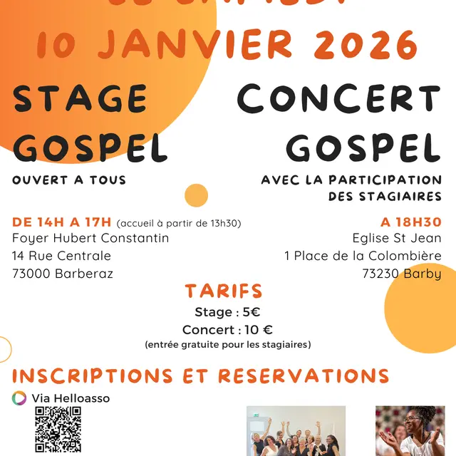 Affiche concert Gospel