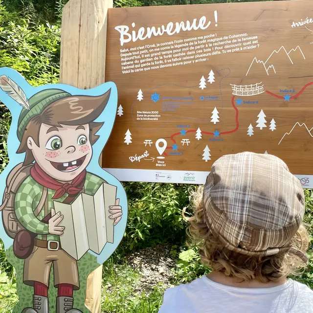 Sentier thématique le Bois du Croë - Départ