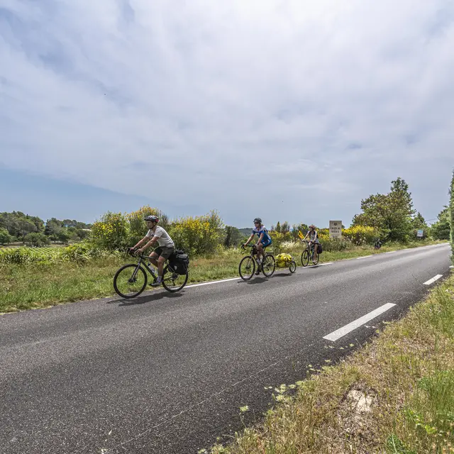 Cyclistes route