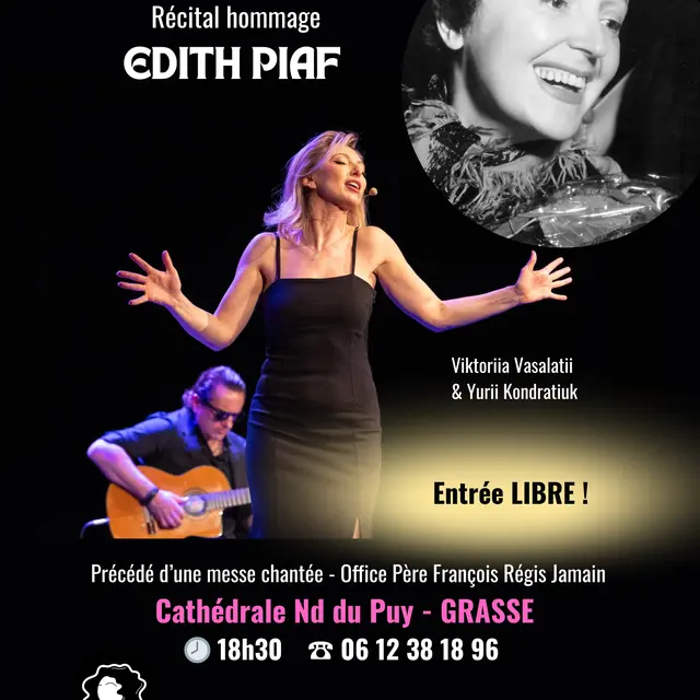 Hommage à Édith Piaf à la Cathédrale de Grasse_Grasse
