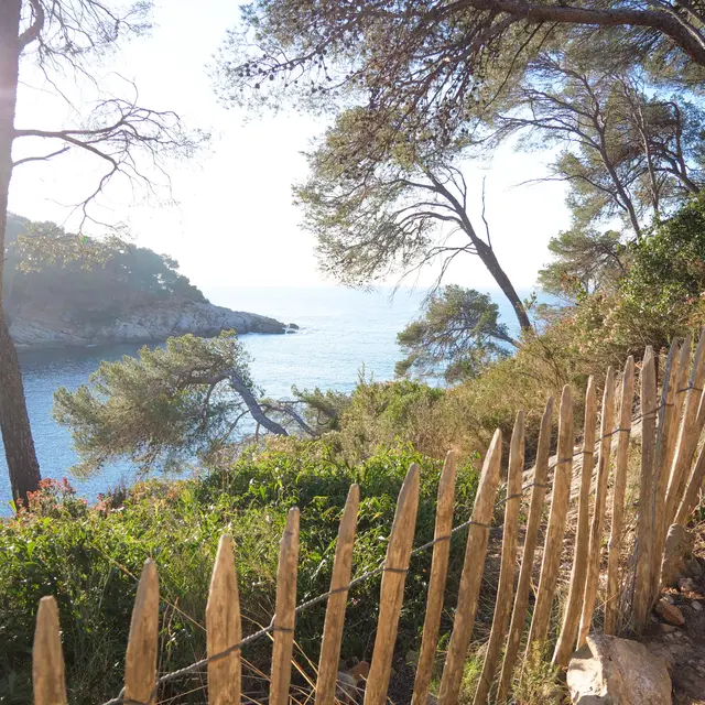 Le Sentier du littoral entre Port d'Alon et la Pointe Fauconnière