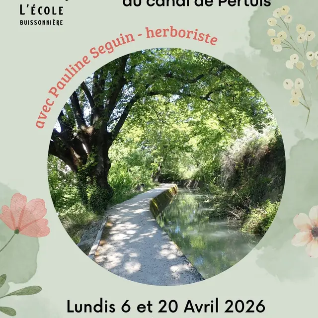 Affiche Balades au canal de Pertuis