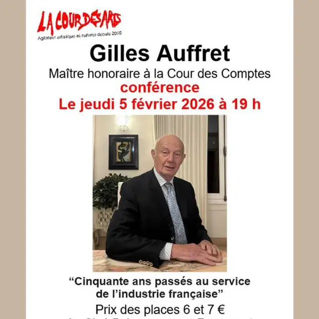 Conférence : Cinquante ans passés au service de l’industrie française_Saint-Rémy-de-Provence