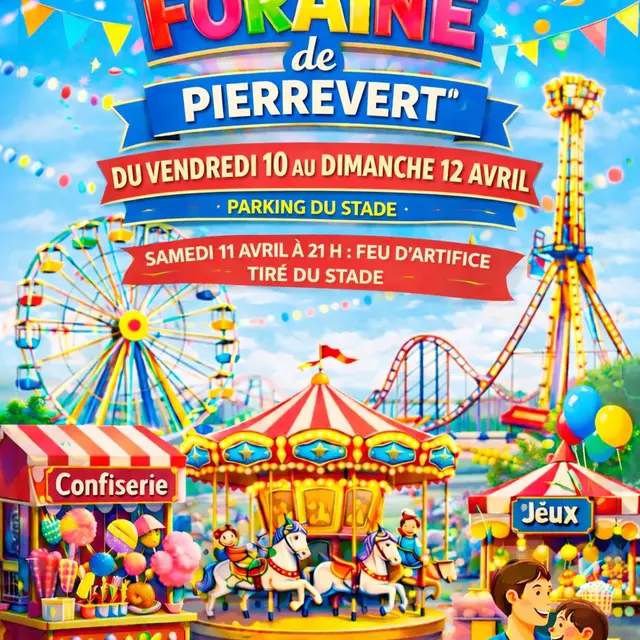 Fete foraine Pierrevert 2026
