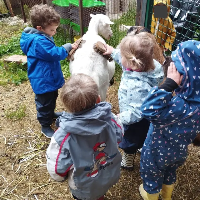 Visite d'une chèvrerie : O² Briquettes_Arith