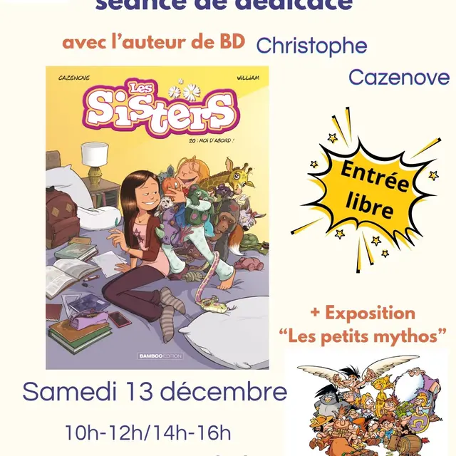 Rencontre et dédicace avec Christophe Cazenove_Saint-Andiol