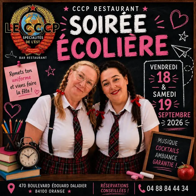Soirées écolières au CCCP_Orange