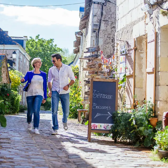 Balade dans Béhuard petite île sur la Loire