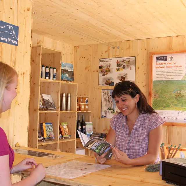 Kiosque d'information du Grand Site Sainte-Victoire