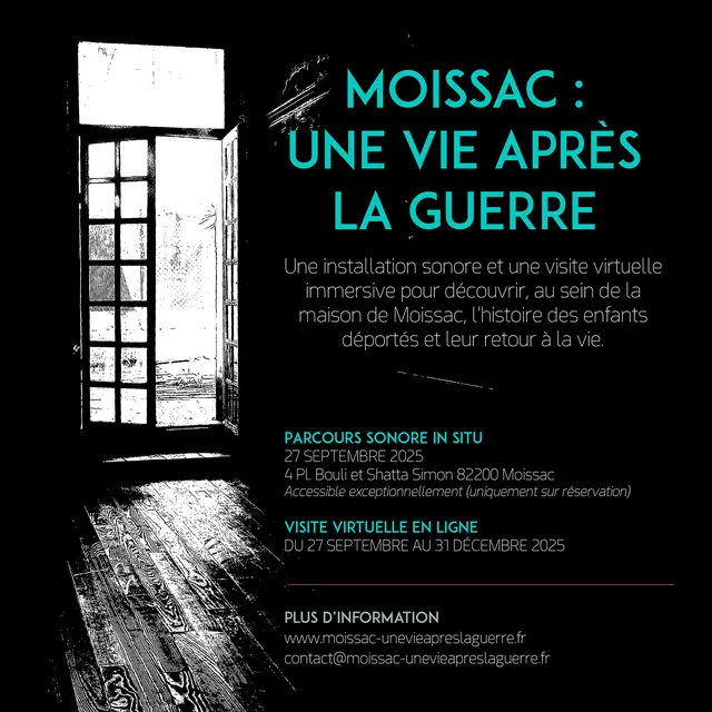 Affiche Moissac Une vie après la guerre