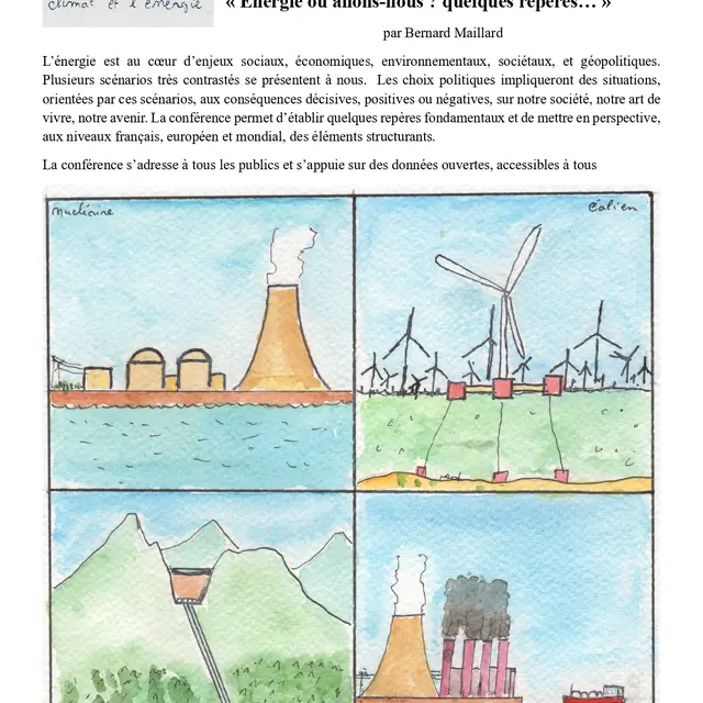 Initiatives pour le climat et l'énergie - Energie, où allons-nous ?_La Couarde-sur-Mer
