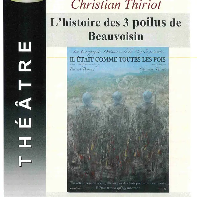 Théâtre  Il etait comme toutes les fois - Lire à Mollans_Mollans-sur-Ouvèze