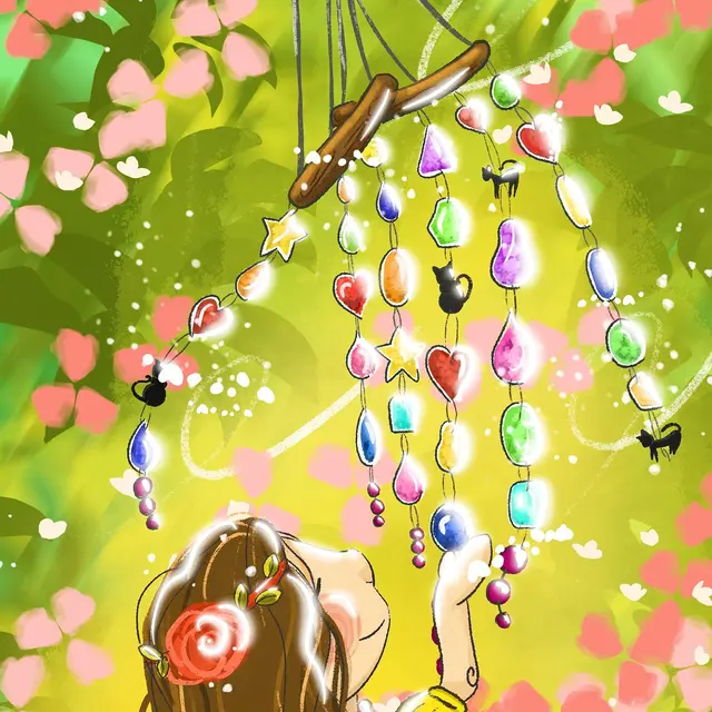 Atelier enfant Création de carillon à vent à Villaverde_Grimaud