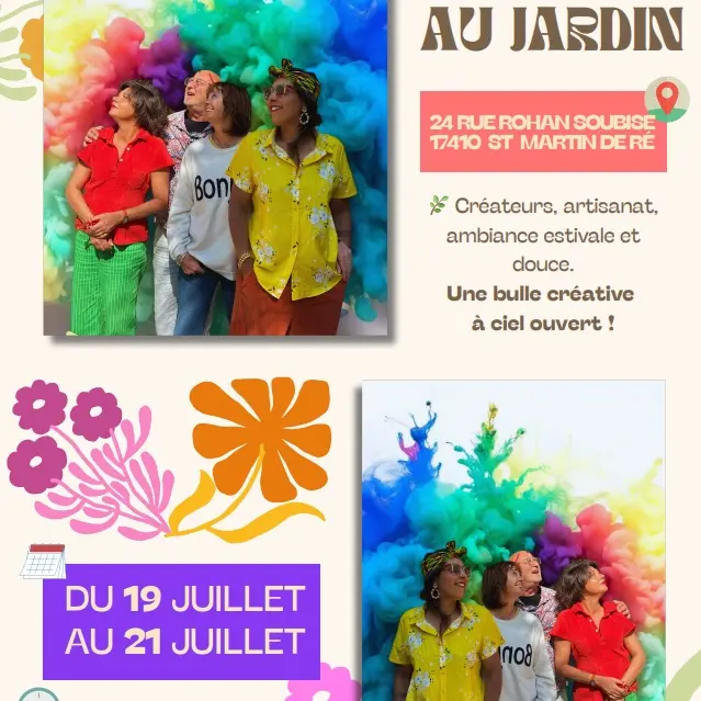Marché créatif au Jardin_Saint-Martin-de-Ré