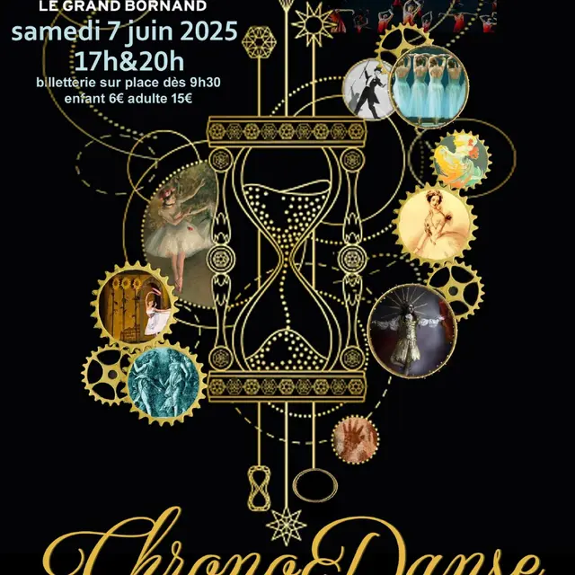 Affiche spectacle de danse Chronodanse_Le Grand-Bornand