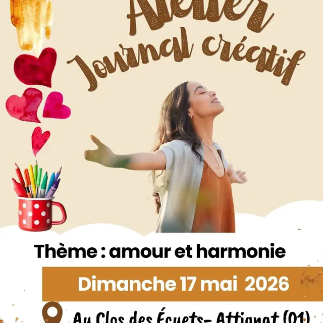 Atelier journal créatif amour et harmonie