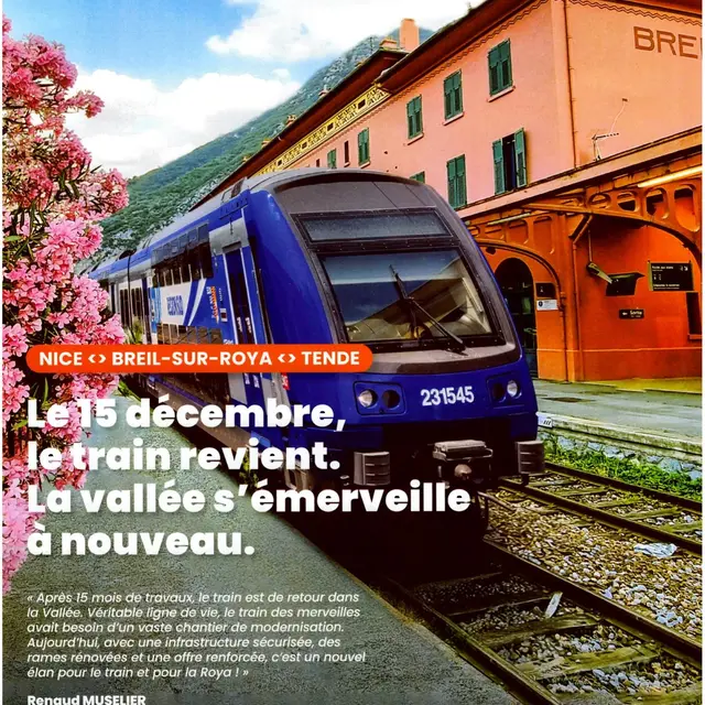 Ré-ouverture de la ligne SNCF Nice -Tende_Breil-sur-Roya