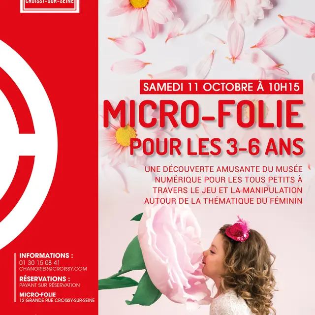 Micro-Folie 3-6 ans 11 octobre