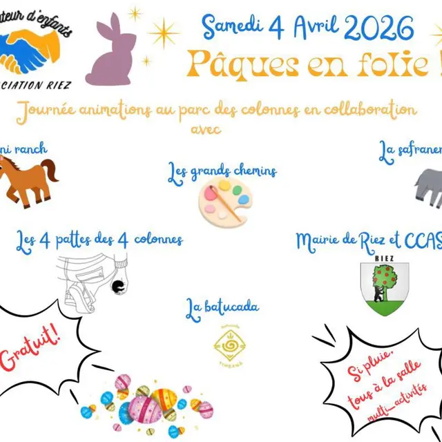 affiche par l'association À hauteur d'enfants